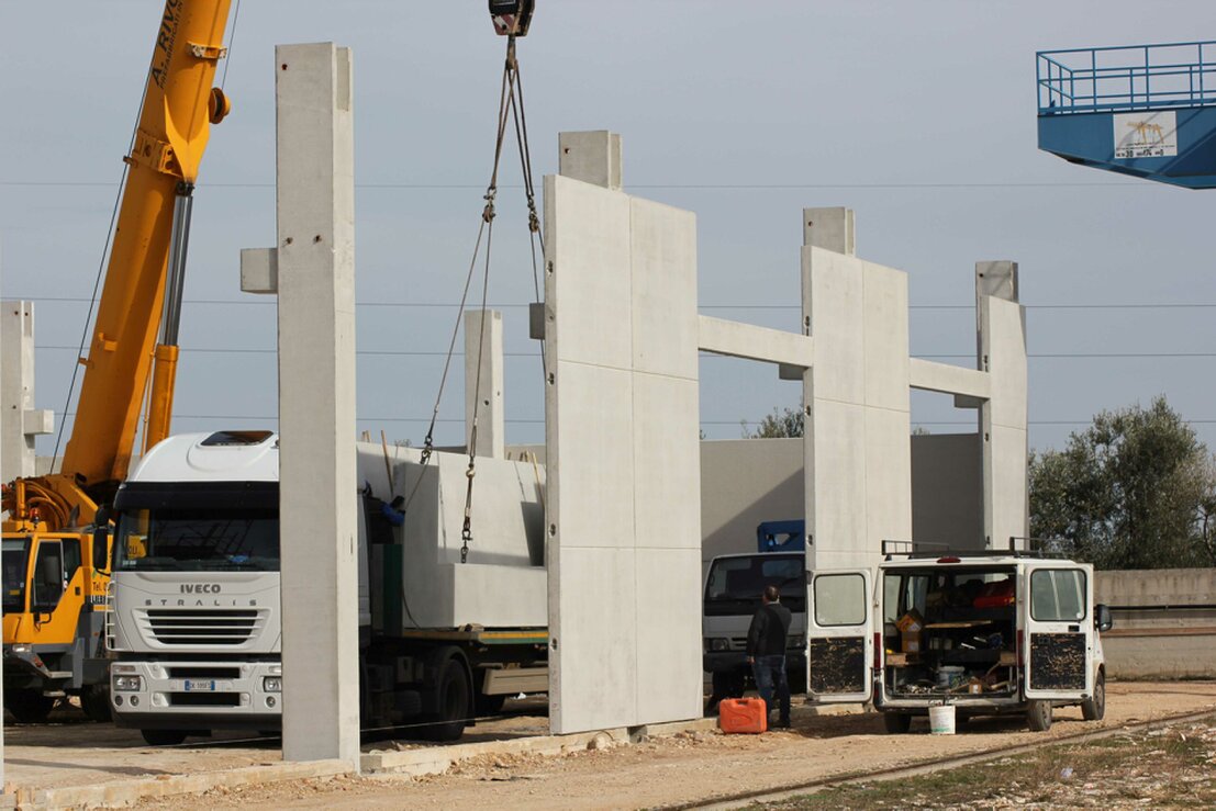 Struttura industriale in acciaio